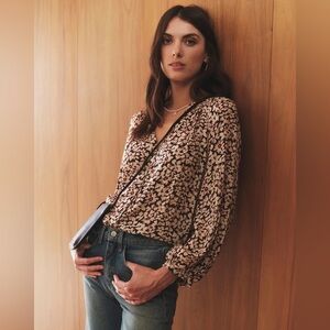 Velvet by Graham  & Spencer Melinda Printed Blouse